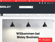Tablet Screenshot of bisley-business.de